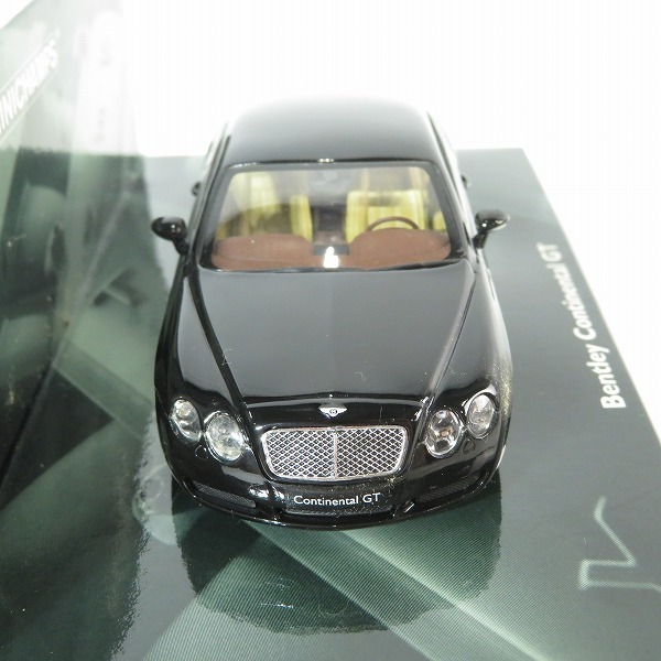 実際に弊社で買取させて頂いたMINICHAMPS/ミニチャンプス 1/43 ベントレー コンチネンタル GT 2003 ブラックの画像 2枚目