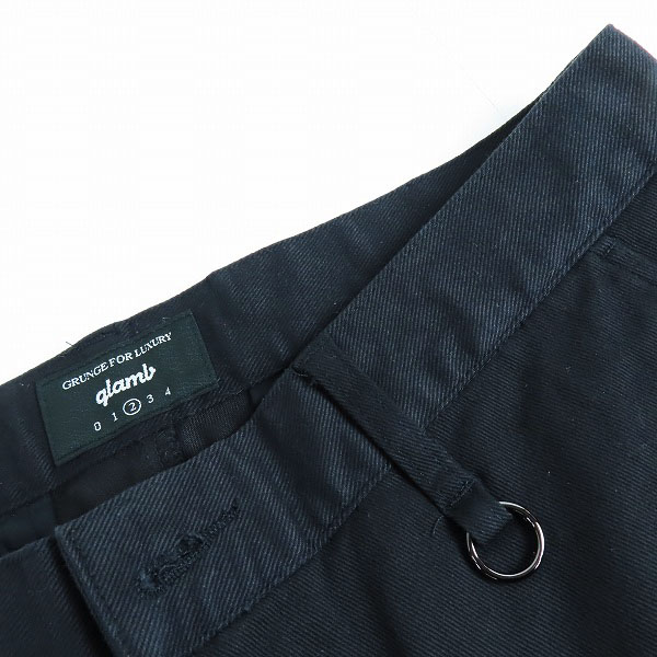実際に弊社で買取させて頂いたglamb/グラム Davis chino pants /デイビスチノパンツ ブラック GB0419/P04/2の画像 9枚目