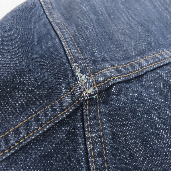 実際に弊社で買取させて頂いたEURO LEVI’S/ユーロ リーバイス 1st 大戦モデル デニムジャケット チュニジア製 70501-0404/Mの画像 8枚目