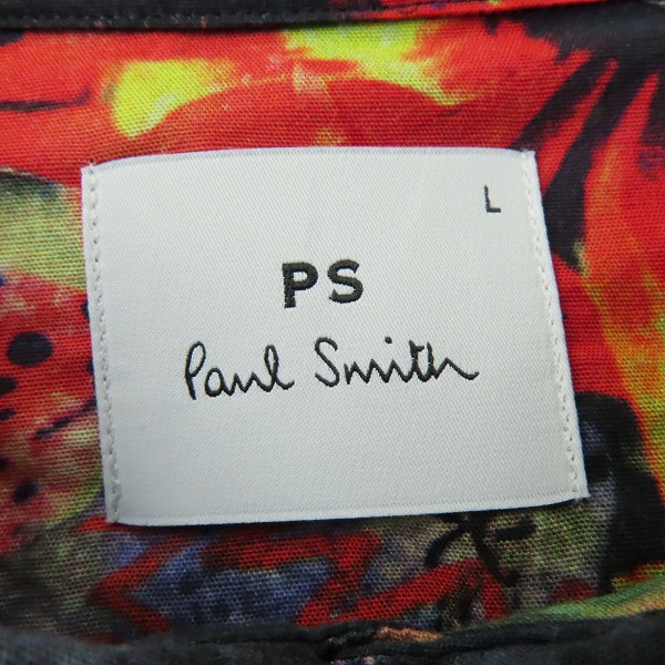 実際に弊社で買取させて頂いたPS Paul Smith/ポールスミス フラワーパターン ロングスリーブシャツ Lの画像 2枚目