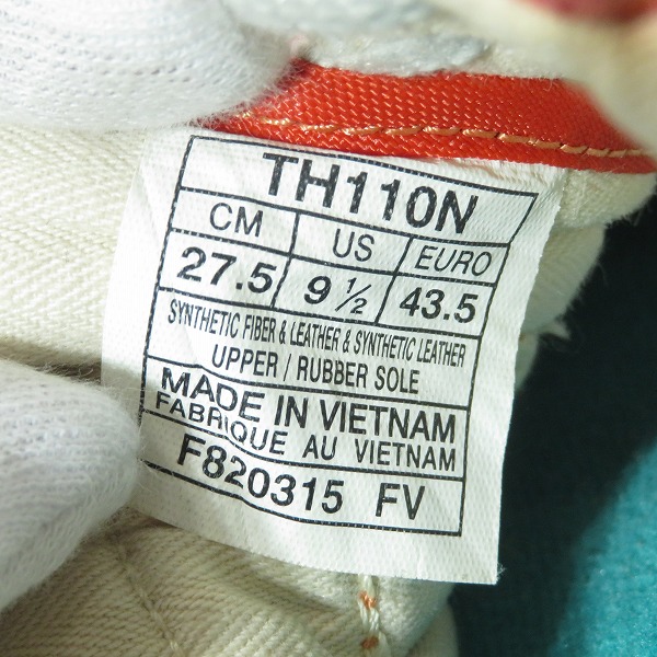 実際に弊社で買取させて頂いたOnitsuka Tiger/オニツカタイガー スニーカー CALIFORNIA 78/ VI/カリフォルニア78 VI TH110N/27.5の画像 5枚目