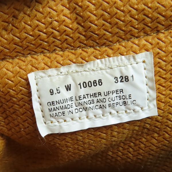 実際に弊社で買取させて頂いたTimberland/ティンバーランド ブーツ 10066 3281/9.5Wの画像 6枚目