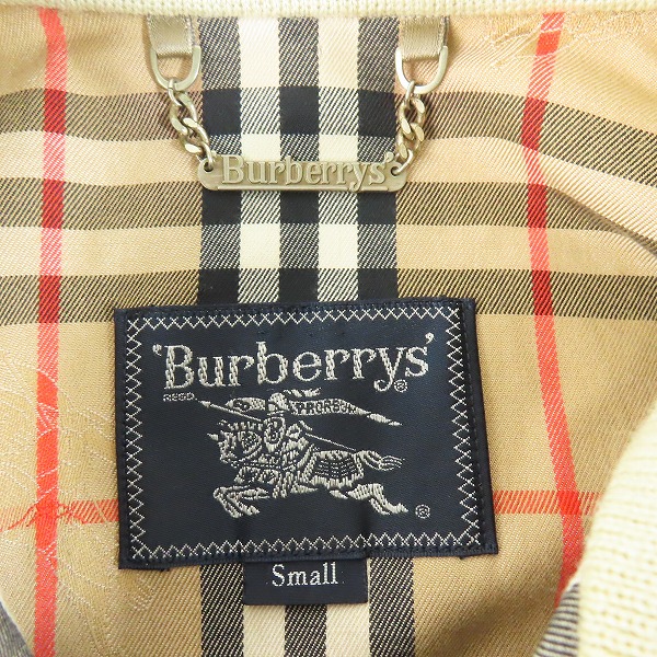 実際に弊社で買取させて頂いたBurberry's/バーバリーズ ジャケット 裏地 ノヴァチェック Sの画像 2枚目