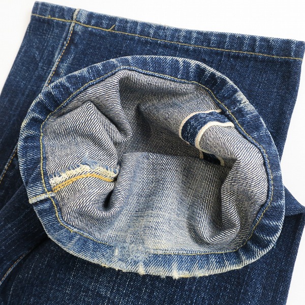 実際に弊社で買取させて頂いたTHE FLAT HEAD/フラットヘッド ボタンフライ デニムパンツ Lot.3005 /W34 L36の画像 8枚目