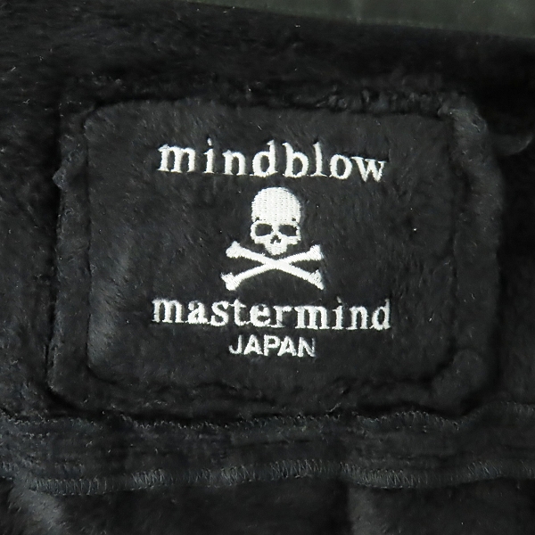 実際に弊社で買取させて頂いたmastermind JAPAN/マスターマインドジャパン 11AW/mindblow期 シルク100% ジップパーカー スカル刺繍 MZ-BL07-41/Lの画像 2枚目