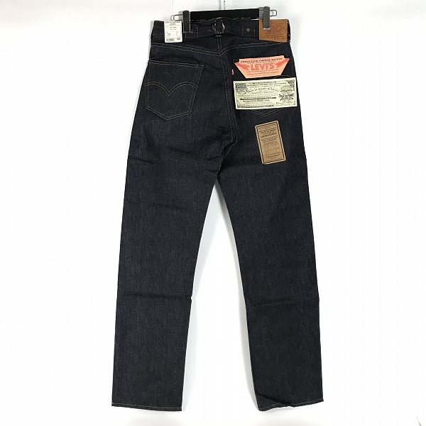 実際に弊社で買取させて頂いた【未使用】Levi’s/リーバイス 201XX 刻印555 バレンシア工場 BIGE ビッグE 1998年製 デニムパンツ ジーンズ W33 L36の画像 1枚目