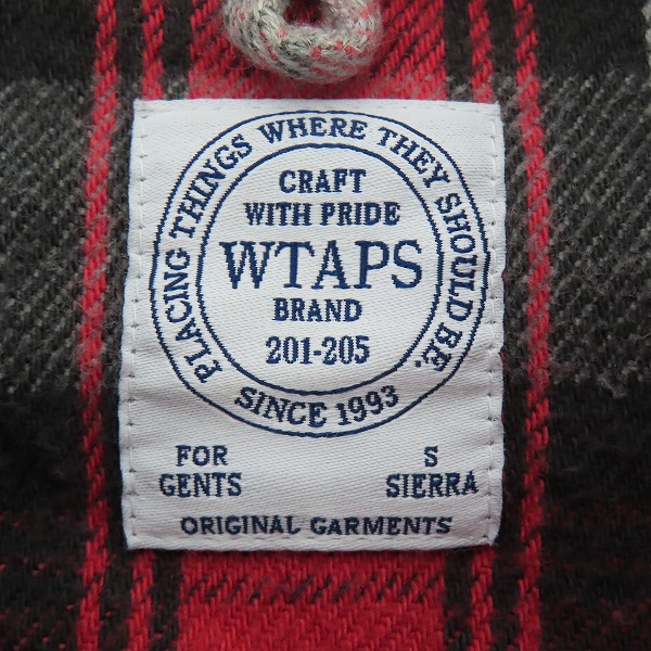 実際に弊社で買取させて頂いたWTAPS/ダブルタップス 15AW "UNION L/S 01" チェックシャツ 152GWDT-SHM05/Sの画像 2枚目