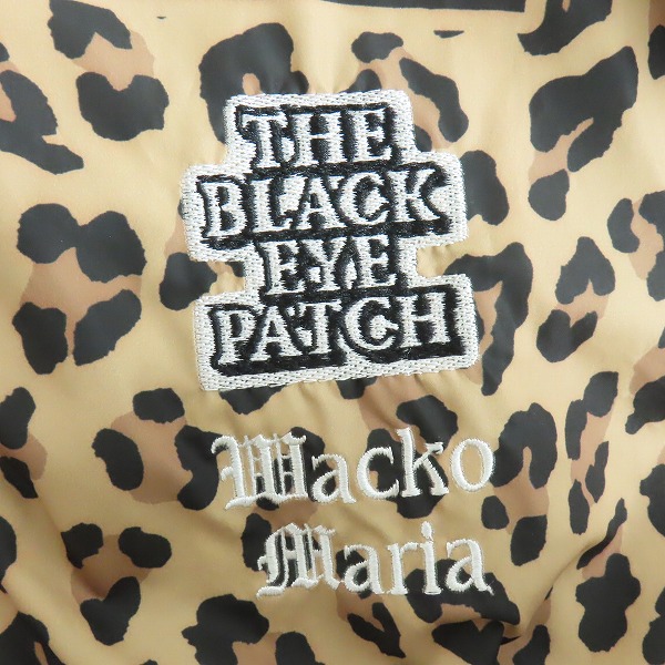 実際に弊社で買取させて頂いたWACKO MARIA×BLACK EYE PATCH/ワコマリア×ブラックアイパッチ LEOPARD TRACK JACKET/Mの画像 4枚目