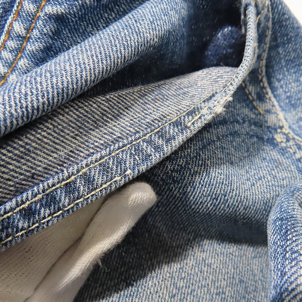 実際に弊社で買取させて頂いた【難あり】LEVI'S/リーバイス 501 ボタン裏 W刻印 シングルステッチ ヴィンテージ/ビンテージ デニムパンツ/ジーンズの画像 6枚目