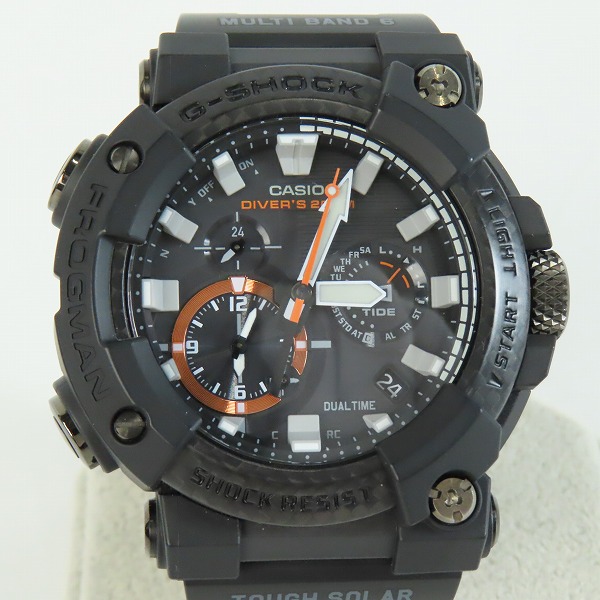 実際に弊社で買取させて頂いた【保証期間内】G-SHOCK/Gショック FROGMAN/フロッグマン Bluetooth ソーラー電波時計 GWF-A1000XC-1AJFの画像 1枚目