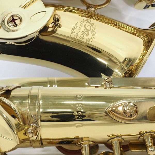 実際に弊社で買取させて頂いた ★J.Michael/Jマイケル アルトサックス ゴールド ハードケース付の画像 3枚目