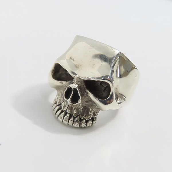 実際に弊社で買取させて頂いたCRAZY PIG/クレイジーピッグ LEMOLA SKULL RING レモラスカル リング 19.5-21.5号