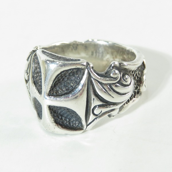 実際に弊社で買取させて頂いたBWL/Bill Wall Leather/ビルウォールレザー Gothic Cross/ゴシッククロス リング/23.5号