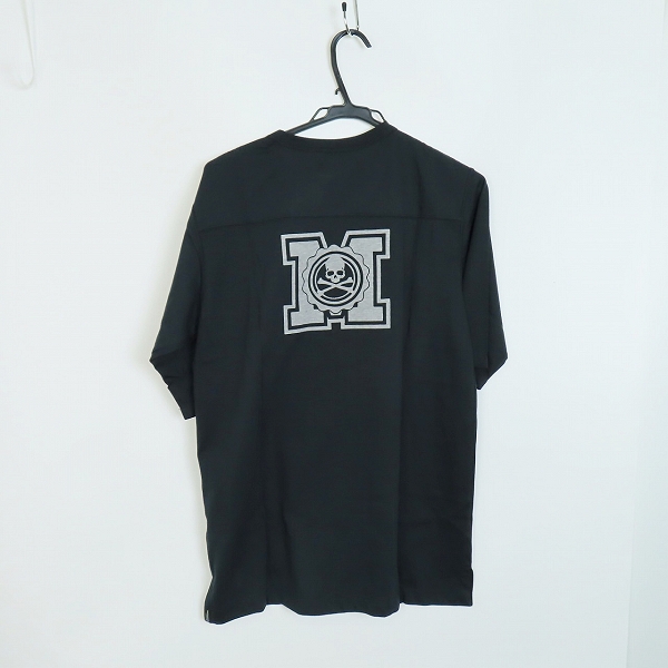 実際に弊社で買取させて頂いた【未使用】mastermind JAPAN/マスターマインドジャパン UNIVERSALITY スワロ装飾 半袖Ｔシャツ MA2-TS32-025-3/Lの画像 1枚目