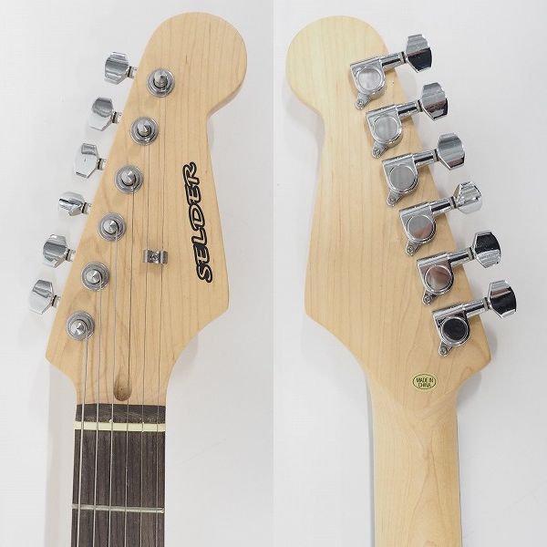 実際に弊社で買取させて頂いた★SELDER/セルダー ストラトキャスターType エレキギター ソフトケース付の画像 2枚目