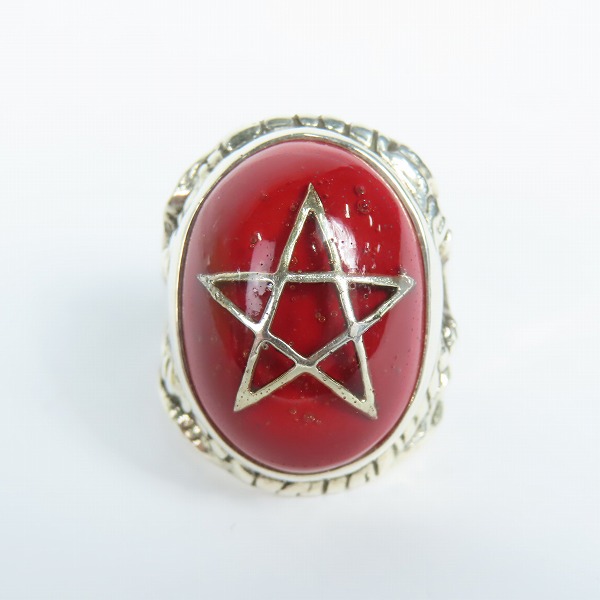 実際に弊社で買取させて頂いたALEX STREETER/アレックスストリーター エンジェルハート リング レッド/13号の画像 1枚目