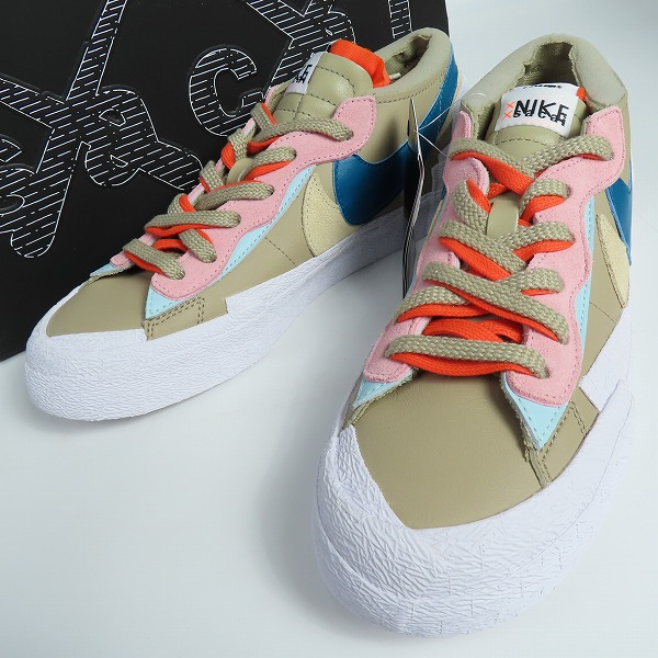 実際に弊社で買取させて頂いた【未使用】NIKE×SACAI×KAWS/ナイキ×サカイ×カウズ BLAZER LOW REED/ブレーザーロー リード DM7901-200 /26.5