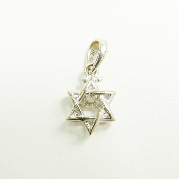 実際に弊社で買取させて頂いたDEAL DESIGN/ディールデザイン K10 シックス スター DS ペンダントトップ ホワイトゴールド の画像 1枚目