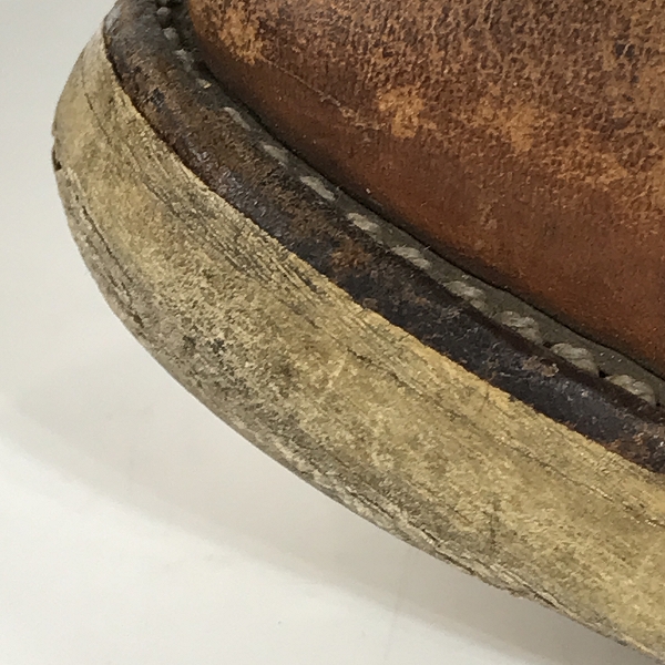 実際に弊社で買取させて頂いたRED WING/レッドウイング 90's 866 緑犬タグ アイリッシュセッター ペコスブーツ /9Eの画像 9枚目