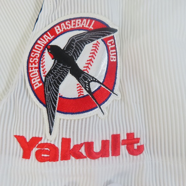 実際に弊社で買取させて頂いたデサント×ビームス NPBマーク/プロコレ 東京ヤクルトスワローズ  レプリカユニフォーム #23青木/Lの画像 5枚目