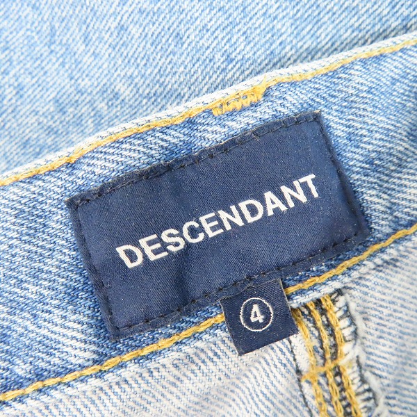 実際に弊社で買取させて頂いたDESCENDANT/ディセンダント DAWSON DENIM TROUSERS BUGGY/デニムトラウザーバギーパンツ/4の画像 2枚目