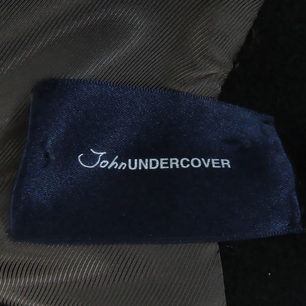 実際に弊社で買取させて頂いたJohn UNDERCOVER/ジョンアンダーカバー ダウンジャケット フーディ/袖レザー JUR4201/3の画像 2枚目