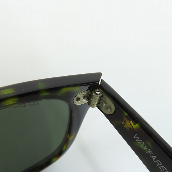 実際に弊社で買取させて頂いたRay-Ban/レイバン WAYFARER/ウェイファーラーサングラス/アイウェア RB2140-A 902の画像 5枚目