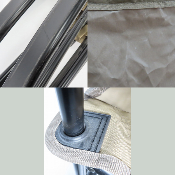 実際に弊社で買取させて頂いたQualz/クオルツ フォールディング ロッキングチェア 折りたたみ式 キャンプチェアの画像 4枚目