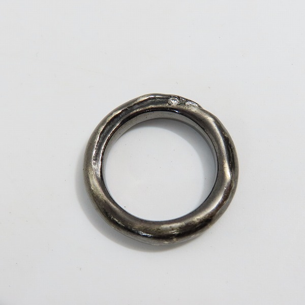 実際に弊社で買取させて頂いた【ギャラ付き】Bloody Mary/ブラッディマリー オーロラ BLK-D リング 9号の画像 4枚目