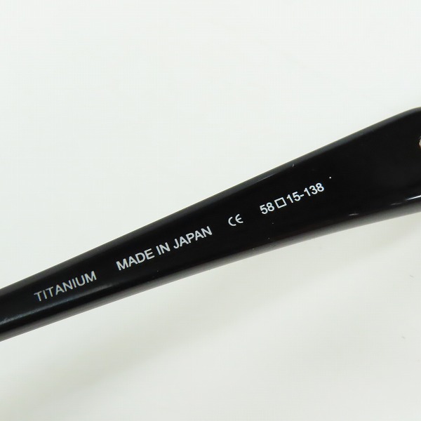 実際に弊社で買取させて頂いたSAMURAI SHO/サムライ翔 メガネフレーム 度入り SS-J36の画像 6枚目