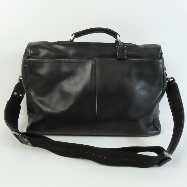 実際に弊社で買取させて頂いたCOACH/コーチ フラップ レザー ショルダーバッグ メッセンジャーバッグ 5A06の画像 1枚目