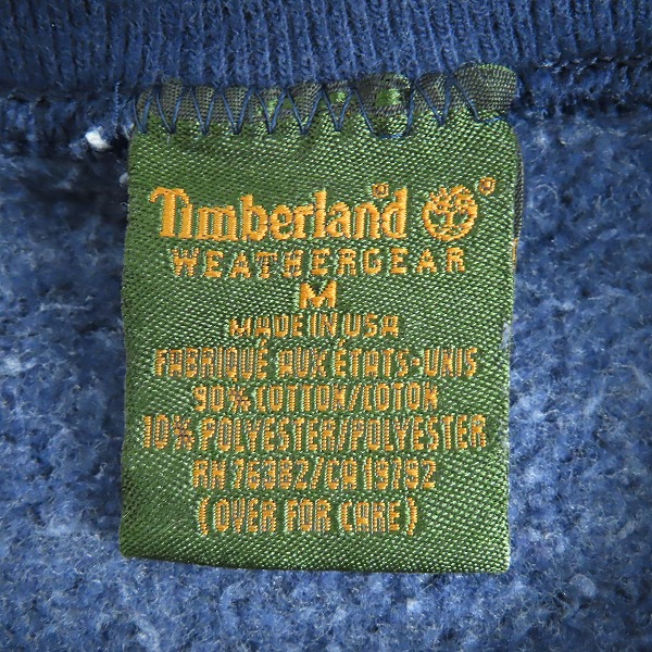 実際に弊社で買取させて頂いたKITH×Timberland/キス×ティンバーランド ロゴ プリント スウェット /Mの画像 2枚目