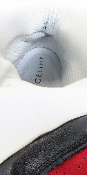 実際に弊社で買取させて頂いたCELINE/セリーヌ  TRAINER HI TOP/トレーナーハイトップ ハイカットスニーカー CT-01/42の画像 9枚目
