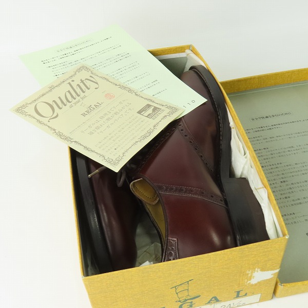 実際に弊社で買取させて頂いたREGAL/リーガル プレーントゥ シューズ JB35/24.5の画像 8枚目