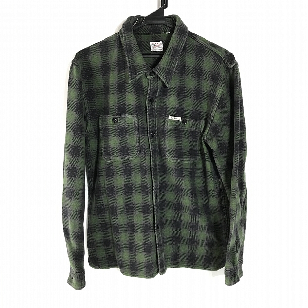 実際に弊社で買取させて頂いたTHE FLAT HEAD/フラットヘッド チェック柄 ネルシャツ 長袖  40