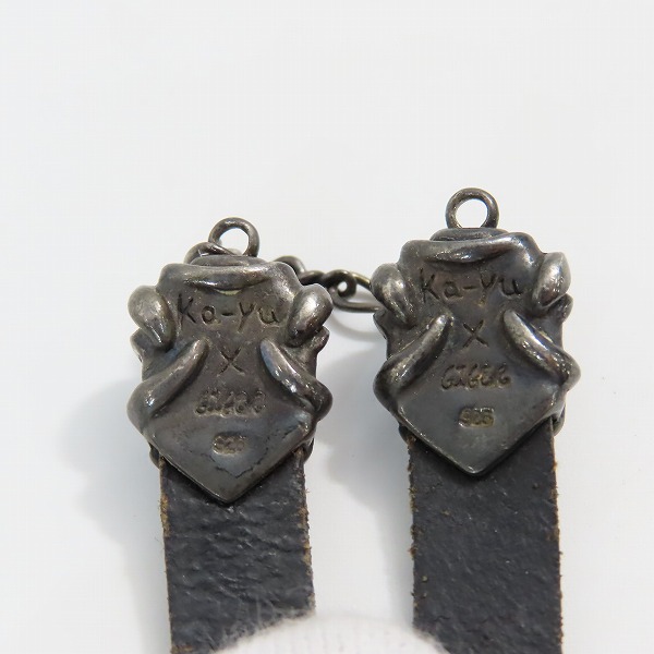 実際に弊社で買取させて頂いた【ジャンク】GIGOR/ジゴロウ ka-yu シルバー/レザー ブレスレットの画像 6枚目