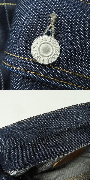 実際に弊社で買取させて頂いたLEVIS/リーバイス LEVI'S VINTAGE CLOTHING 506XX 1936年 DENIM JACKET 1st MODEL 70506-0028/46の画像 9枚目