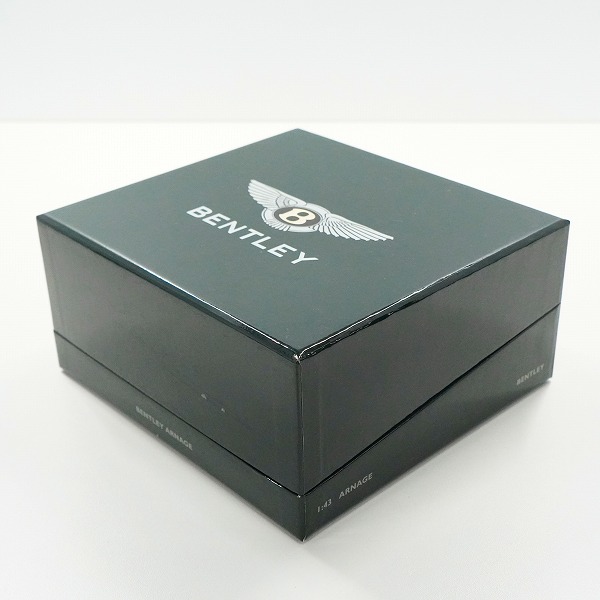 実際に弊社で買取させて頂いたMINICHAMPS/ミニチャンプス Paul's Model Art 1/43 BL387 ベントレー アルナージ シルバー / ブラック ミニカーの画像 7枚目