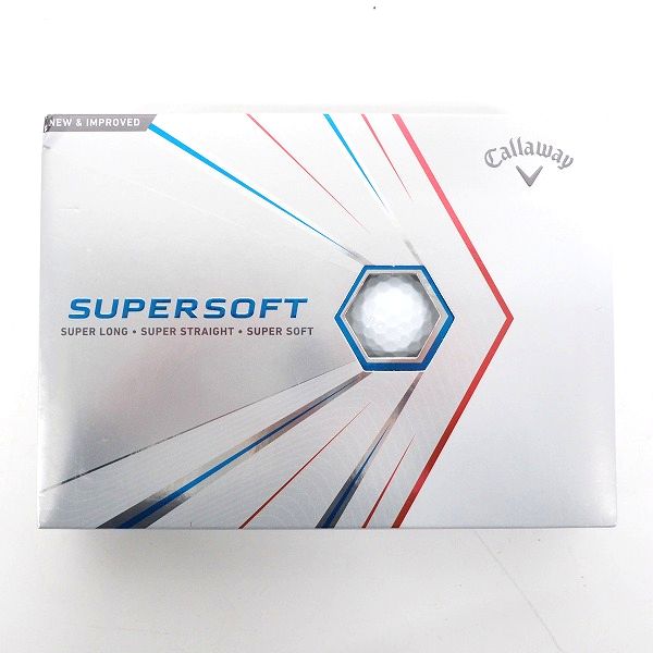 実際に弊社で買取させて頂いた【未使用】Callaway/キャロウェイ SUPERSOFT ゴルフボール ホワイト 1ダース の画像 2枚目