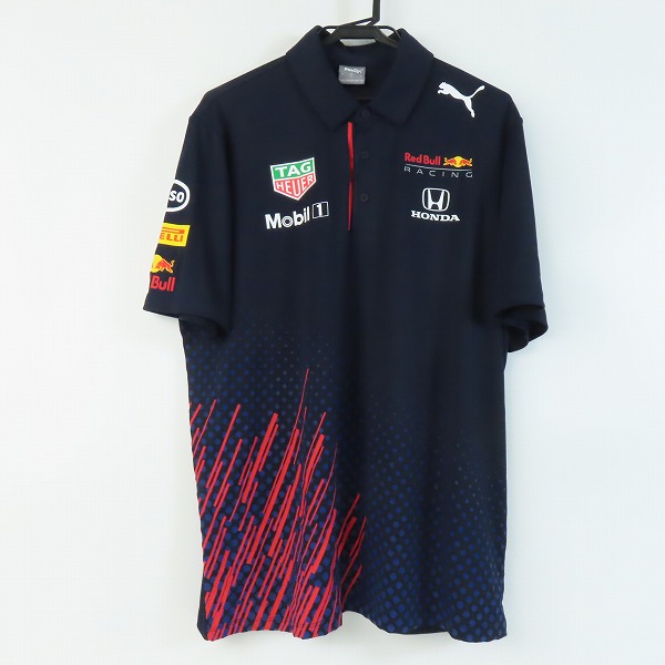 実際に弊社で買取させて頂いたPUMA/プーマ RBR レッドブル レーシング ポロシャツ 2021/763111-01/L