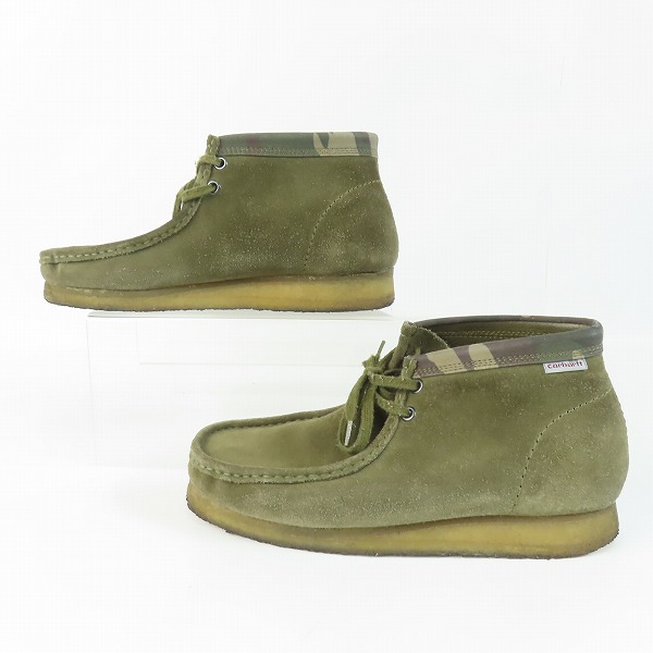 実際に弊社で買取させて頂いたCarhartt WIP×Clarks/カーハート×クラークス Wallabee Boot oliver ワラビーブーツ/UK7.5の画像 3枚目