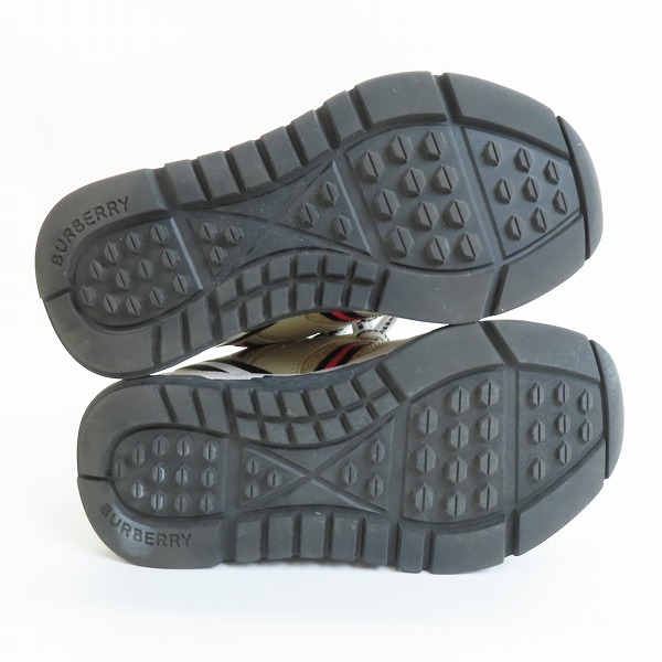 実際に弊社で買取させて頂いたBURBERRY LONDON ENGLAND/バーバリー ロンドン イングランド スニーカー/EU27の画像 2枚目