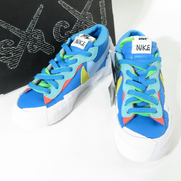 実際に弊社で買取させて頂いた【未使用】NIKE×KAWS×sacai/ナイキ×カウズ×サカイ BLAZER LOW Neptune Blue/ネプチューン ブルー DM7901-400/24