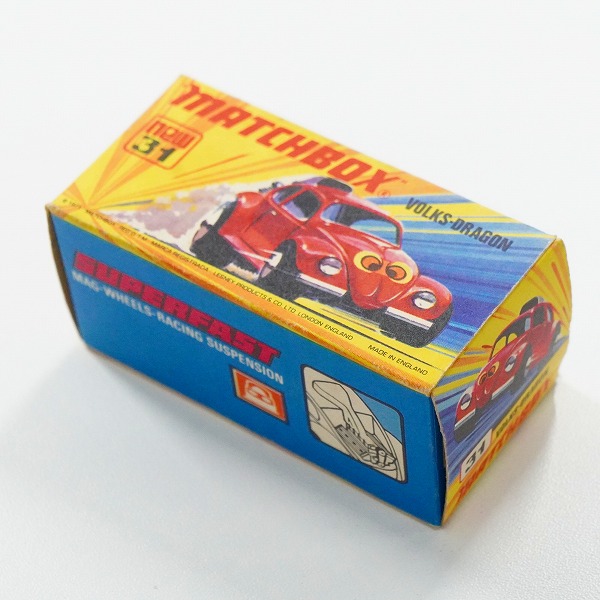 実際に弊社で買取させて頂いたMATCHBOX/マッチボックス No.31 VOLKS-DRAGON/フォルクス ドラゴン ミニカーの画像 8枚目