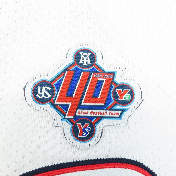 実際に弊社で買取させて頂いた【未使用】ZETT×BEAMS/ゼット×ビームス 東京ヤクルトスワローズ レプリカユニフォーム YSRP3W/フリー(XL)の画像 5枚目