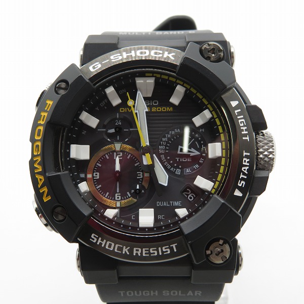実際に弊社で買取させて頂いたG-SHOCK/Gショック FROGMAN/フロッグマン Bluetooth ソーラー電波時計 GWF-A1000-1AJF