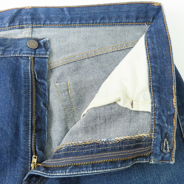 実際に弊社で買取させて頂いたLEVIS/リーバイス 505 刻印5 42TALON ジッパーフライ ビッグE デニムパンツの画像 4枚目