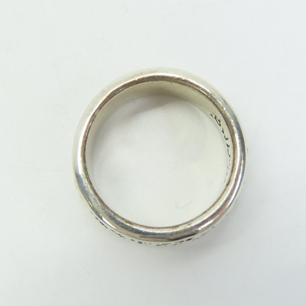 実際に弊社で買取させて頂いた【ギャラ付き】Bill Wall Leather/BWL/ビルウォールレザー Banded Graffiti Ring/ バンディッドグラフィティリング 16-16.5号の画像 5枚目