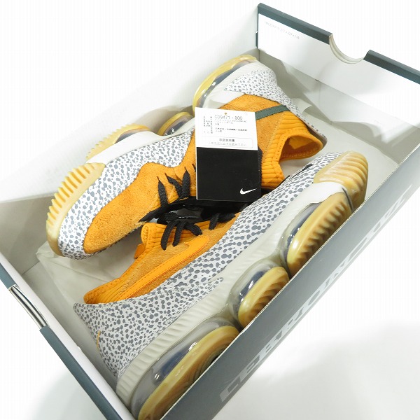 実際に弊社で買取させて頂いたNIKE/ナイキ LEBRON 16 LOW AC/レブロン 16 ロー アトモス CD9471-800/26の画像 8枚目