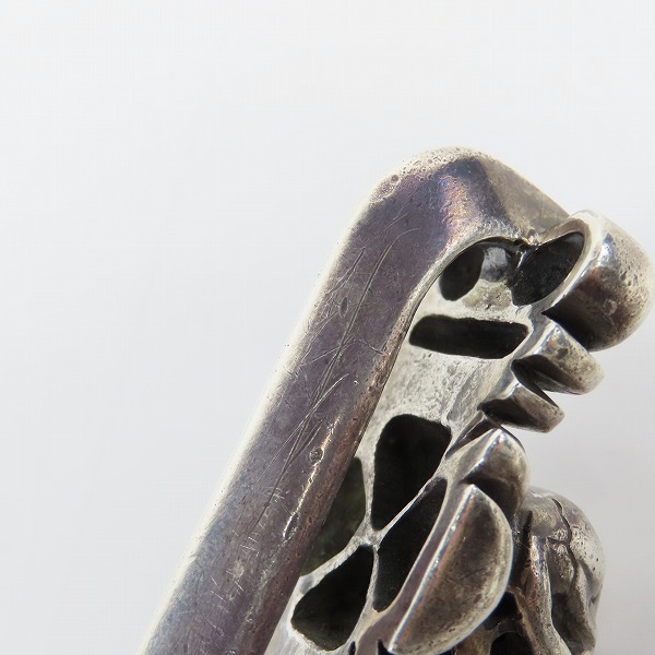 実際に弊社で買取させて頂いたSTOP LIGHT/ストップライト スカルウォレットチェーン ゴシッククロス アメジストアイの画像 7枚目